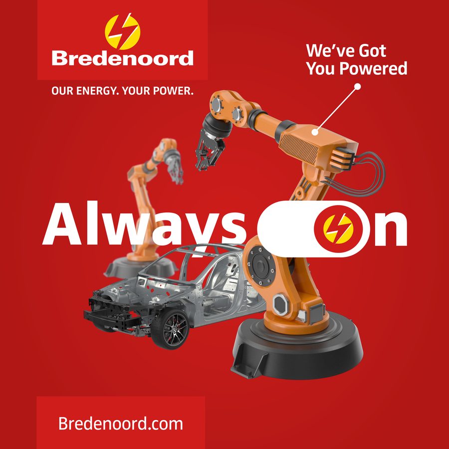 Bredenoord Always-on vierkante post met robotarm