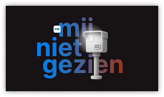 Flitsmeister keyvisual: Mij niet gezien