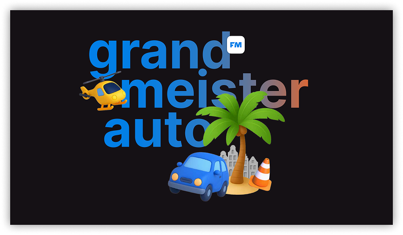 Flitsmeister keyvisual: Grandmeister auto