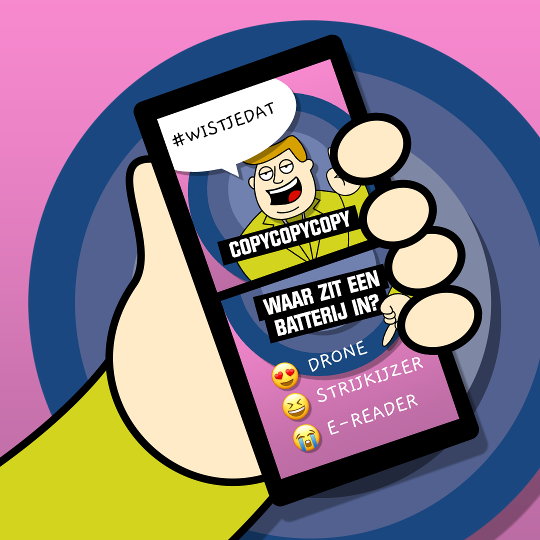 Stibat #wistjedat social post